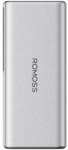 ROMOSS PPU10 10000mAh 130W külső akkumulátor, ezüst, készlet töltőkábellel és használati utasítással (ROM70)