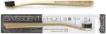 Swissdent Fogkefe aktív szén sörtékkel, Swissdent Whitening Gold, arany