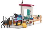 Schleich Horse Club 42611 Ló box kancával és csikóval