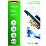 Fellowes Meleglamináló fólia, 100 mikron, A4, fényes, 100 db (5351111) - emag