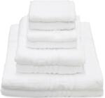 H Hotel Supplier 8 db-os törölközőkészlet Görög Szállodaszállító, 2x 30x30 cm, 2x 30x50 cm, 2x 50x90 cm, 2x 70x140 cm, pamut 100% 550 GSM, fehér