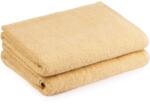 H Hotel Supplier 2 db törölköző szett, 70x140 cm, 100% pamut, 500 GSM, krém (2P2x70x140-Crem)