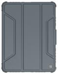 Nillkin Tablettok kompatibilis iPad Air 6 (2024, 11 coll) - Nillkin Bumper - szürke ütésálló smart case tablettok ceruza tartóval, mágneses füllel (TG-BA6902048215351-3)