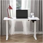 Kring Vold állítható magasságú íróasztal, elektromos, 120x60x73-118 cm, mdf felső, fehér