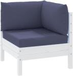 vidaXL 3 db tengerészkék oxford szövet raklappárna 379169 (379169)