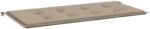 vidaXL tópszínű oxford szövet kerti padpárna 120 x 50 x 3 cm 47622 (47622)