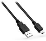 Venom USB-A - micro USB töltőkábel 2 m-es vezetékkel - fekete - ECO csomagolás (VS0005)