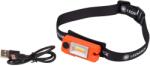 OSRAM LED fejlámpa, újratölthető, 2W, 80 lm, IP22, USB-C, 4 világítási mód (100% (80 lm), 50% (40 lm), piros LED BE vagy piros LED vaku, 250 mAh Li-Ion akkumulátor, USP töltőkábel mellékelve, Narancs/fekete