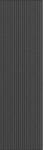vidaXL lábtörlő csíkos fekete és szürke 115x400 cm 4105599 (4105599)
