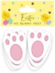 Besties 40 db-os dekoratív matrica készlet, nyuszi lábnyom mintával, papírból (GDPAFEET40)