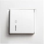 TEM Plus TEM-15266 szimpla kapcsoló, 2 modul, 230V 50Hz, kerettel, Fehér (TEM-15266)