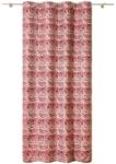 Mendola Interior Delmar gyűrűs drapéria, 140 x 245 cm, 94% poliészter - 6% vászon, bordó