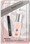 bruno banani Woman ajándék szett: natúr dezodor spray, 75 ml + Rimmel Extra 3D Lash Mascara