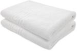 H Hotel Supplier 2db törölköző szett Görög mintás, Hotel Supplier, 70x140 cm, pamut 100% 550 GSM, fehér