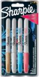 Sharpie szett 4 fémes tartós markerből rubin, zafír, arany, ezüst