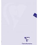 Rhodia Clairefontaine Mymesys füzet, kapcsos, A4, 48 lapos, vonalas, Mályvaszín