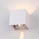 SLC Selino Concept Integrált LED-es kültéri lámpa SLC Selino Concept Cub, állítható fényű horganyzott acél, 2 forrás x 3W, IP65, víz- és porálló, fehér