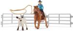 Schleich Farm World 42577 Lasszóverseny cowgirllel