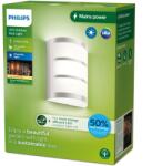 Philips LED kültéri fali lámpa Philips Python, 3, 8W, 800 lm, meleg fehér fény (2700K), IP44, rozsdamentes acél, 21, 5 cm, A energiaosztály