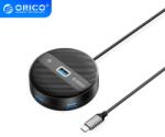 ORICO YS2-C3-03-BK-BP 4-portos USB3.0 Type-C HUB Black, 212088, USB Hub (YS2-C3-03-BK-BP)