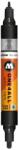 MOLOTOW One4All Twin akril marker 1, 5 mm / 4 mm # 180 jel fekete (MLW643)