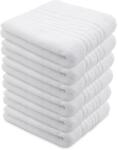 H Hotel Supplier Hotel Supplier Greek Törölköző, 50x90 cm, 100% pamut 550 GSM, Fehér, 6 db