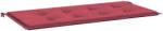 vidaXL bordó oxford szövet kerti padpárna 100x50x4 cm 314074 (314074)