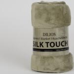 Dilios Silk Touch Dilios szőrme takaró, 130x170 cm, 100% poliészter, zöld