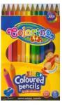 Colorino Jumbo háromszög ceruza készlet, 17.5 cm, 12 színes és hegyezett