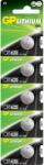 GP Batteries GP Líthium gombelem, CR1620, 3V, 5db/bliszter, B1570 (GPCR1620-BL5)