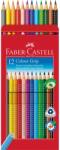 Faber-Castell Faber-Castell Grip 2001 Színes ceruza készlet, 12 Szín (FC112412)