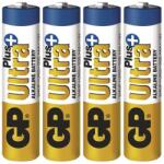 GP Batteries Ultra Plus alkáli elem, LR03 4xAAA, 1, 5V, 4db/bliszter, B1711 (B1711)