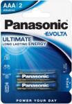 Panasonic Elemek, Panasonic Evolta AAA, Alkáli, 2 db
