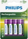 Philips R6B4A210/10 újratölthető AA 2100 mAh 4 buborékfólia (belső doboz nélkül) (R6B4A210/10)