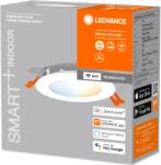 OSRAM Orbis intelligens süllyesztett LED spotlámpa, Wi-Fi, 8W, 550 lm, állítható fényhőmérséklet, hangvezérlés, IP20, 120 mm, fehér, E energiaosztály