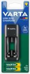 VARTA USB töltő, 2 foglalat, AA/AAA, 2 db 56703 elemmel (57651201421)