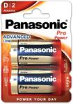 Panasonic Pro Power D/góliát 1.5V alkáli/tartós elemcsomag (LR20PPG-2BP)