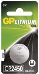 GP Batteries Lítium gombelem, CR2450, 1db/bliszter, B15851 (GPCR2450-BL1)