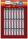 Philips LR6P40FP/10 Power Alkaline AA elem, 40 db (LR6P40FP/10)