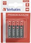 Verbatim elem, alkáli, AAA, 8 db (49502)