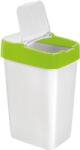 Heidrun Szemetes billenős 18L 29x23x43cm Push Up Fehér (401340)