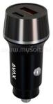 AVAX CC304B CARLY 38W USB-C (PD3.0)+USB-A (QC) autós töltő (AVAX_CC304B) (AVAX_CC304B)