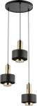 Sigma Lustră pe cablu RIF LUX 3xGX53/12W/230V d. 38 cm negru/auriu (SI0368)