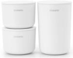 Brabantia ReNew 3db-os kozmetikai rendszerező szett Fehér (281327)