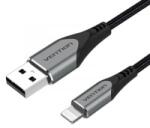 Vention USB-A - Lightning kábel 0, 5m fekete (LABHD)