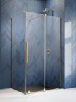 Radaway Furo Gold KDJ szögletes arany zuhanykabin 160J+100 (10104822-09-01R+10110780-01-01+10113100-01-01)