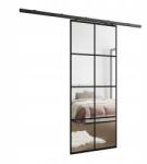  HS-45 LOKI Tolóajtó 106x205cm - fekete (HS-45 LOKI 100 czarny)