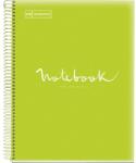 Miquelrius Emotions A4 PP 5x24 lapos lime vonalas spirálfüzet (A152381322) - officedepot