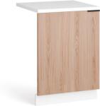 Blumfeldt WoodVista mosogatógép szekrény, Robusztus munkalap, Zökkenőmentes integráció (JOY-WVD600WO) (JOY-WVD600WO) - klarstein