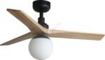 Faro Barcelona FARO 34284WT-11L-Str. вентилатор KLIM S 1xE27/15W/230V бор/черен пр. 92, 5см WT+DO (FA34284WT-11L)